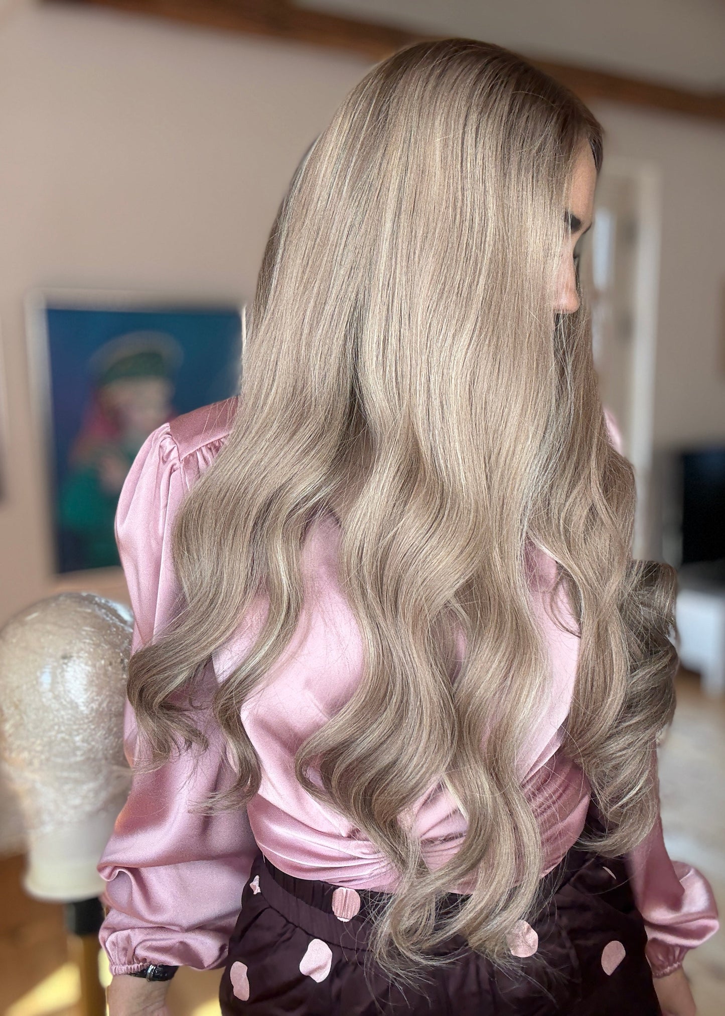 Exclusive collection - European wig - Blonde Wig With Warm Roots #10 #1001 #130A