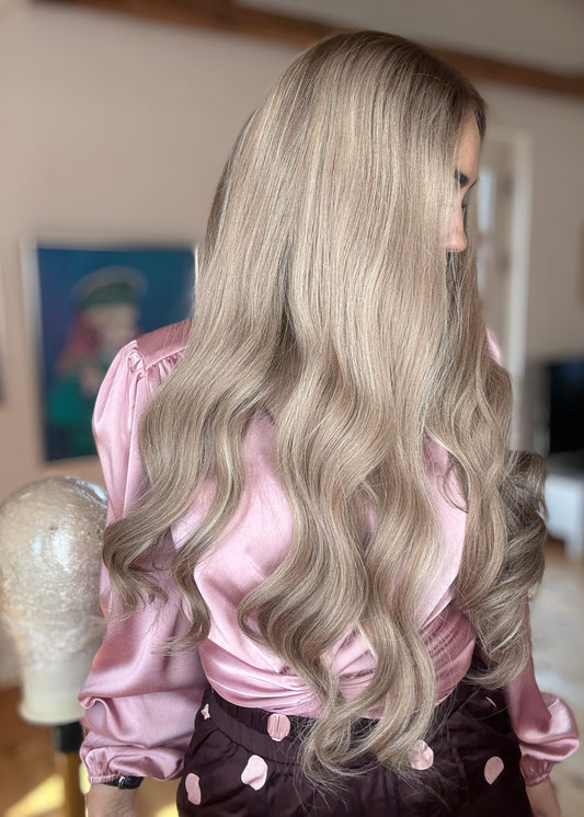 Exclusive collection - European wig - Blonde Wig With Warm Roots #10 #1001 #130A