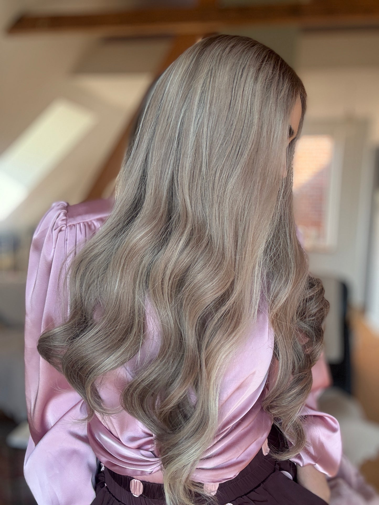 Exclusive collection - European wig - Blonde Wig With Warm Roots #10 #1001 #130A