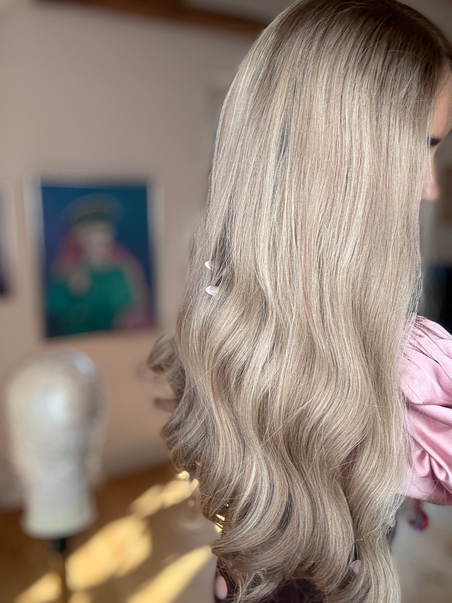 Exclusive collection - European wig - Blonde Wig With Warm Roots #10 #1001 #130A