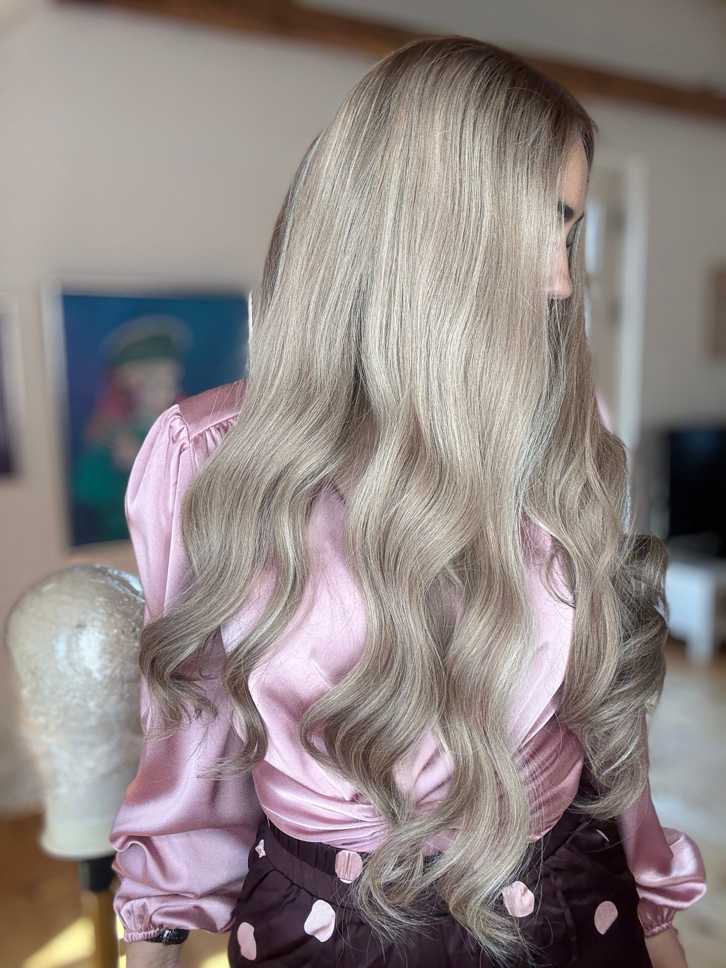 Exclusive collection - European wig - Blonde Wig With Warm Roots #10 #1001 #130A