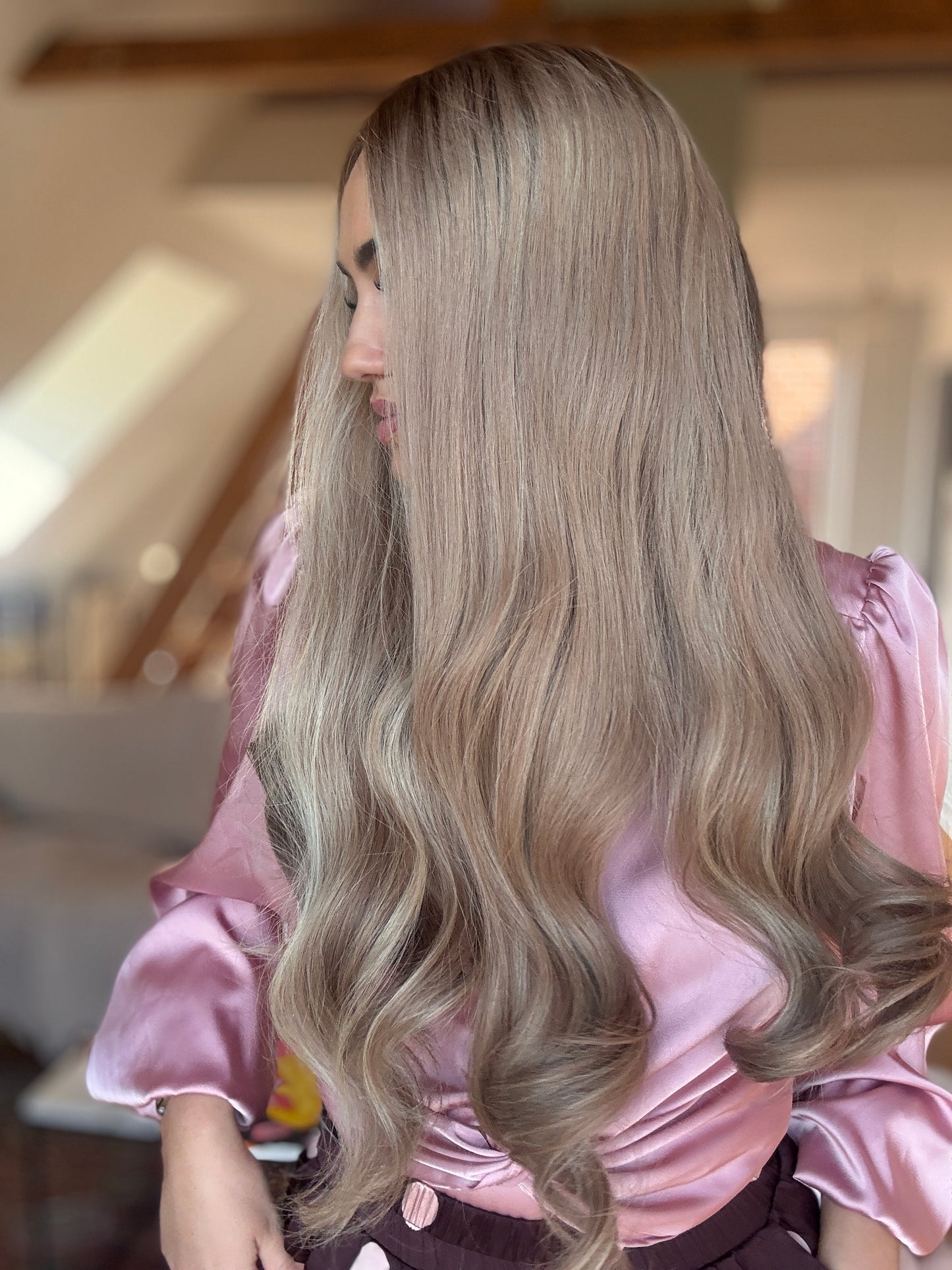 Exclusive collection - European wig - Blonde Wig With Warm Roots #10 #1001 #130A