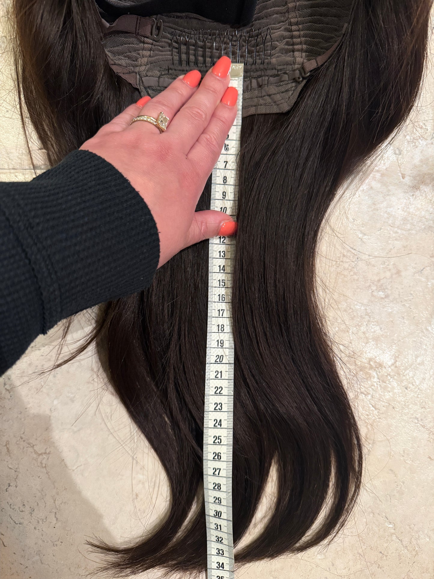 Dark Brown Wig #2,5 14"