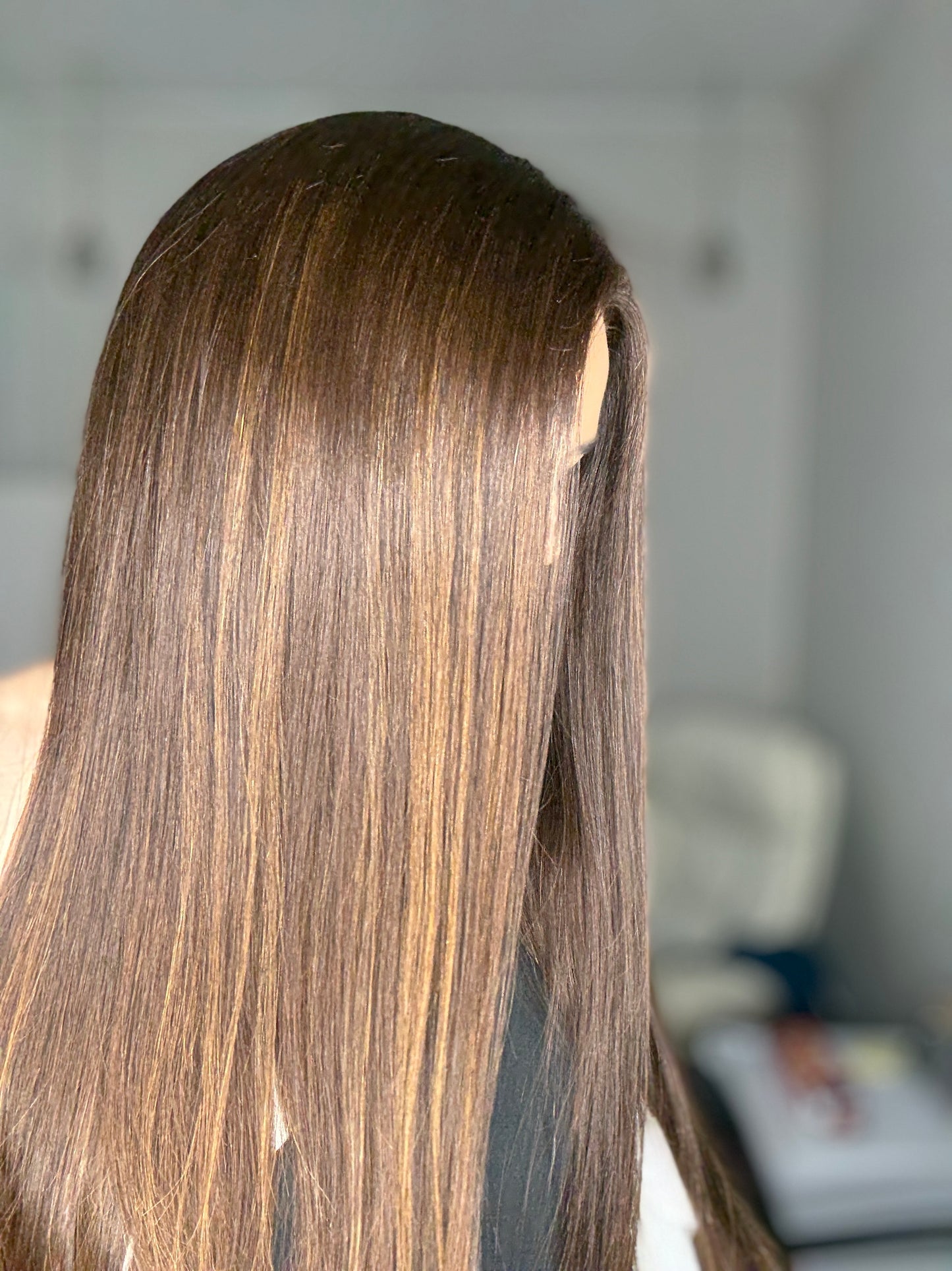 360° Full Lace Wig. Color 3 w. Warm Highlights