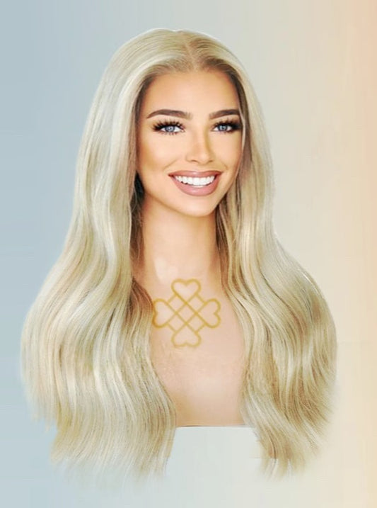 Ice blonde wig